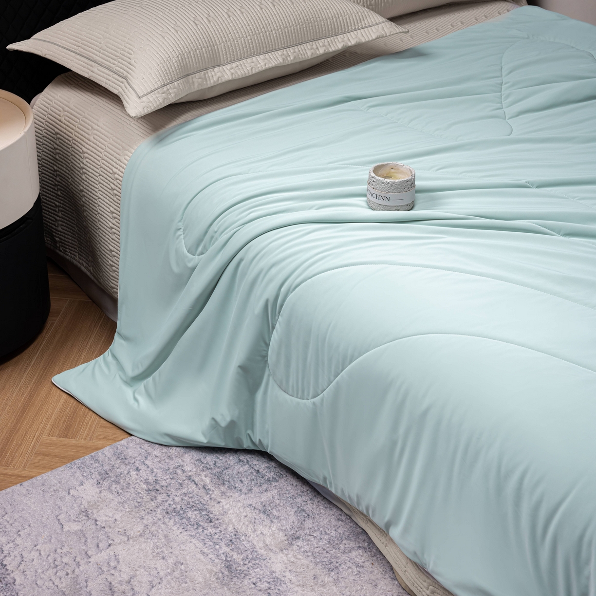 91家纺网 家纺一手货源 找家纺 （总）丽卡家纺 2026新款冰萃锦氨零度凉感夏被空调被夏凉被