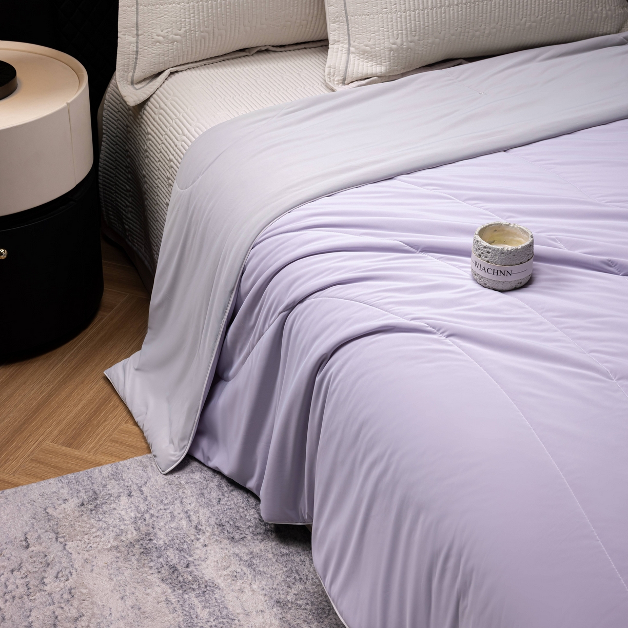 91家纺网 家纺一手货源 找家纺 （总）丽卡家纺 2026新款冰萃锦氨零度凉感夏被空调被夏凉被