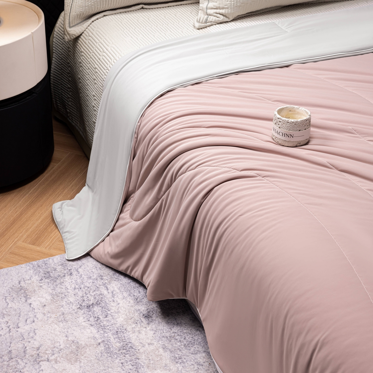 91家纺网 家纺一手货源 找家纺 （总）丽卡家纺 2026新款冰萃锦氨零度凉感夏被空调被夏凉被