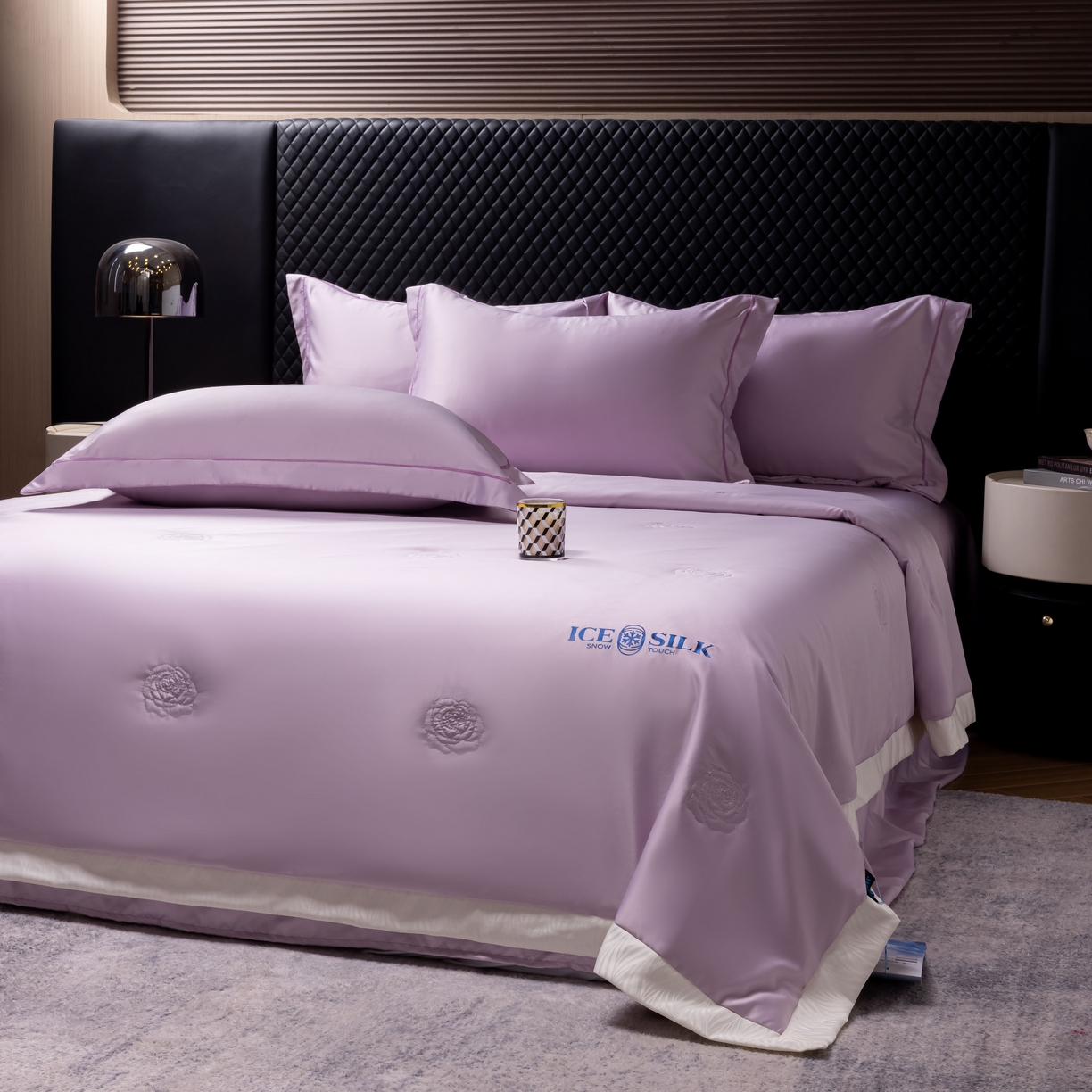 丽卡家纺 2026新款缪斯莱赛尔天丝夏被空调被夏凉被 紫色
