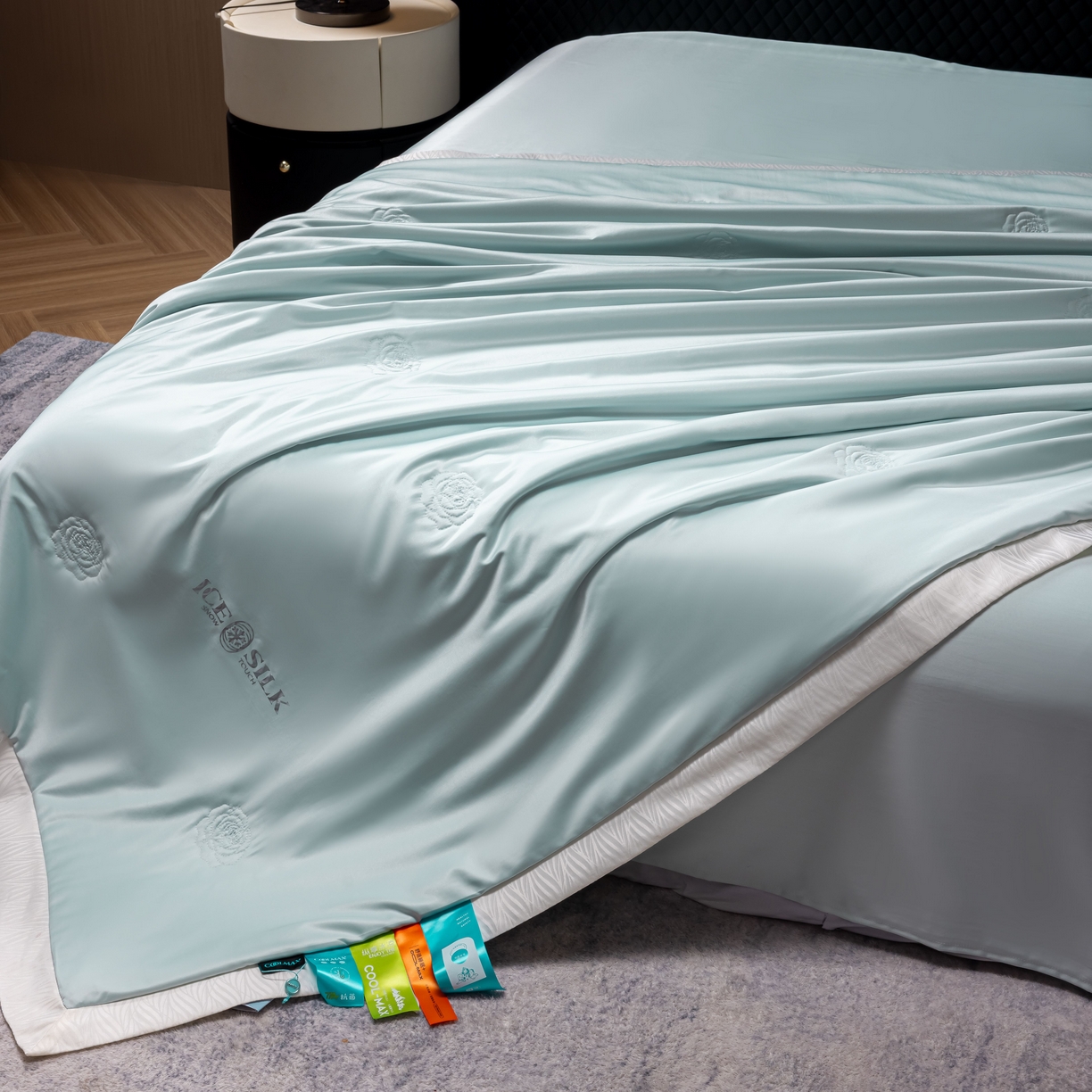 91家纺网 家纺一手货源 找家纺 （总）丽卡家纺 2026新款缪斯莱赛尔天丝夏被空调被夏凉被