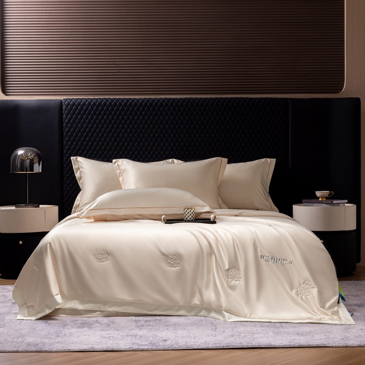 91家纺网 家纺一手货源 找家纺 丽卡家纺 2026新款缪斯莱赛尔天丝夏被空调被夏凉被 驼色