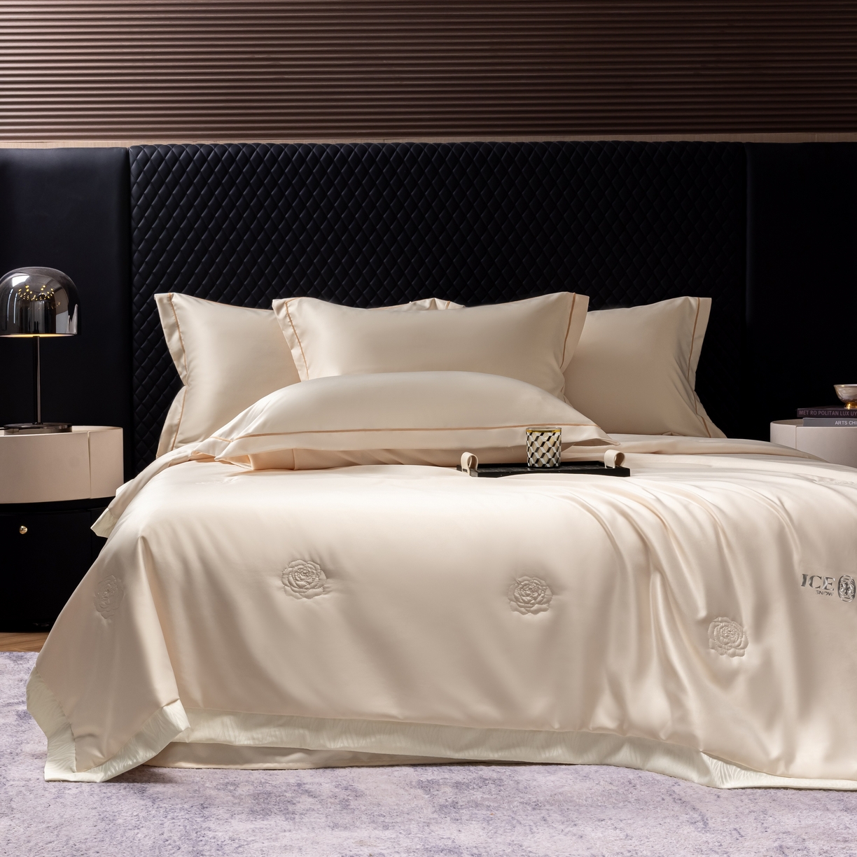 91家纺网 家纺一手货源 找家纺 丽卡家纺 2026新款缪斯莱赛尔天丝夏被空调被夏凉被 驼色