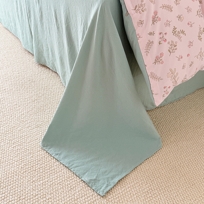 91家纺网 家纺一手货源 找家纺 家贝爱 2026新款云感棉单被套被套单件 花笺小兔