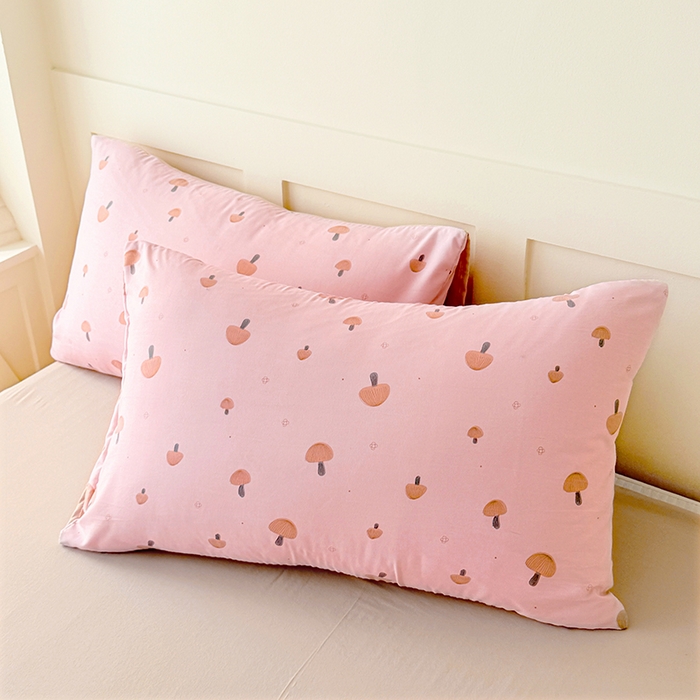 91家纺网 家纺一手货源 找家纺 家贝爱 2026新款云感棉单被套被套单件 粉蘑菇园