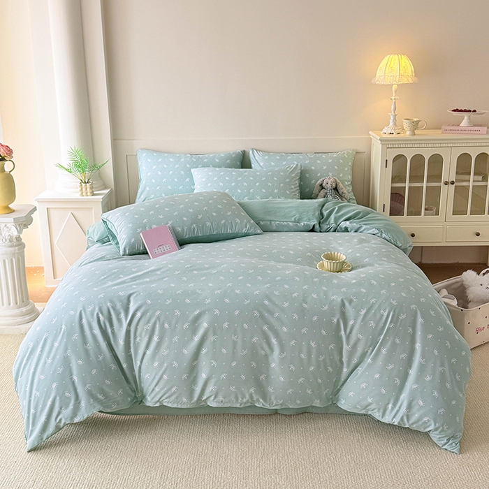 91家纺网 家纺一手货源 找家纺 家贝爱 2026新款云感棉单被套被套单件 小皇冠