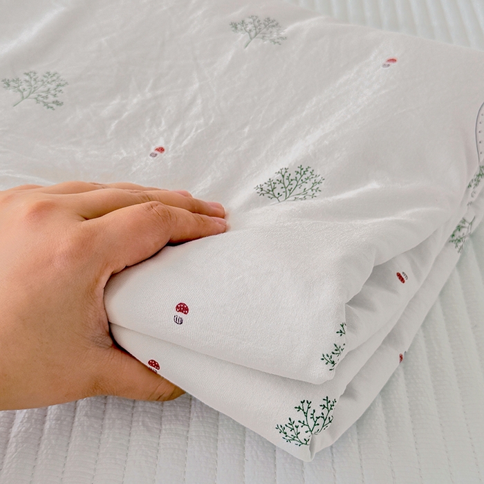 91家纺网 家纺一手货源 找家纺 家贝爱 2026新款云感棉单被套被套单件 相思树