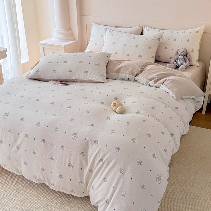 91家纺网 家纺一手货源 找家纺 家贝爱 2026新款云感棉单被套被套单件 相思树