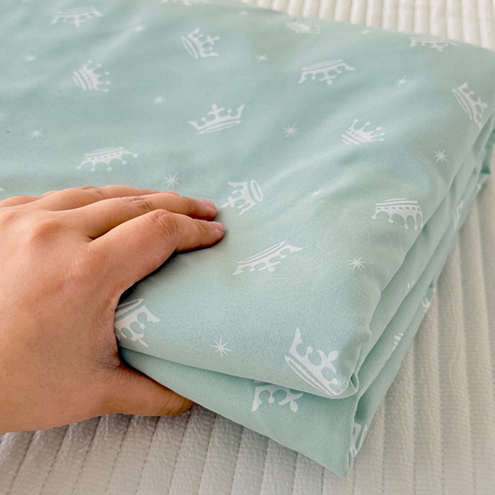 91家纺网 家纺一手货源 找家纺 家贝爱 2026新款云感棉单被套被套单件 小皇冠