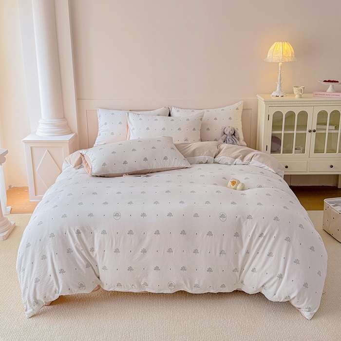 91家纺网 家纺一手货源 找家纺 家贝爱 2026新款云感棉单被套被套单件 相思树