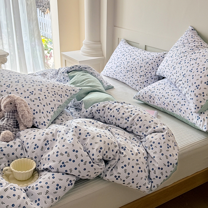 91家纺网 家纺一手货源 找家纺 家贝爱 2026新款云感棉单被套被套单件 淡墨花影