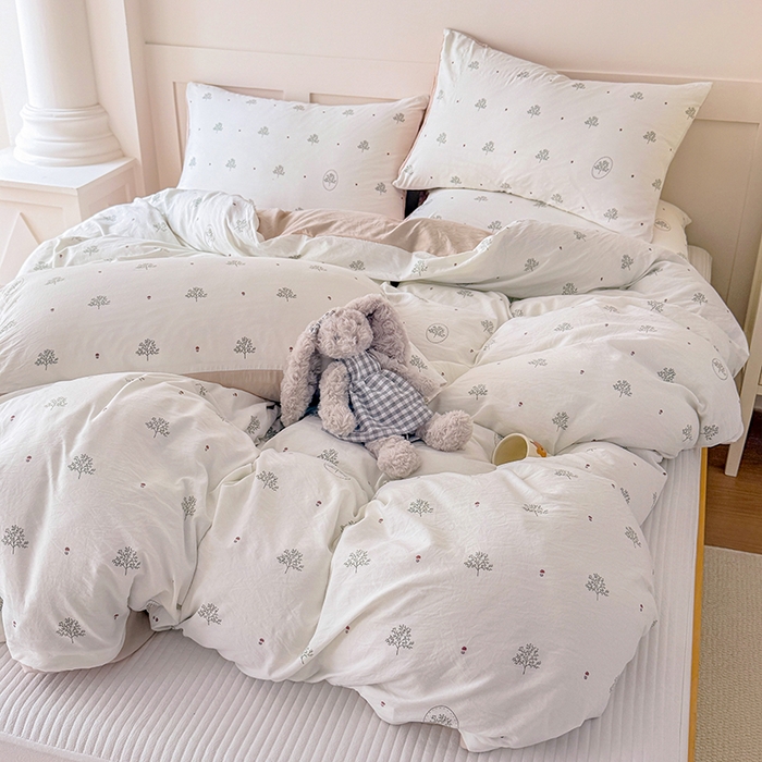 91家纺网 家纺一手货源 找家纺 家贝爱 2026新款云感棉单被套被套单件 相思树