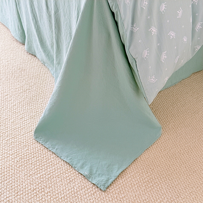 91家纺网 家纺一手货源 找家纺 家贝爱 2026新款云感棉单被套被套单件 小皇冠