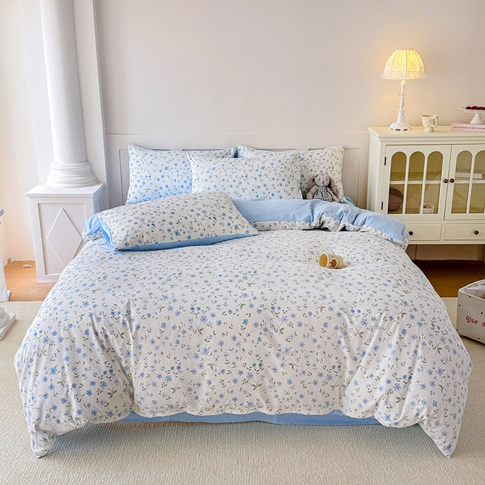 91家纺网 家纺一手货源 找家纺 家贝爱 2026新款云感棉单被套被套单件 小兰花