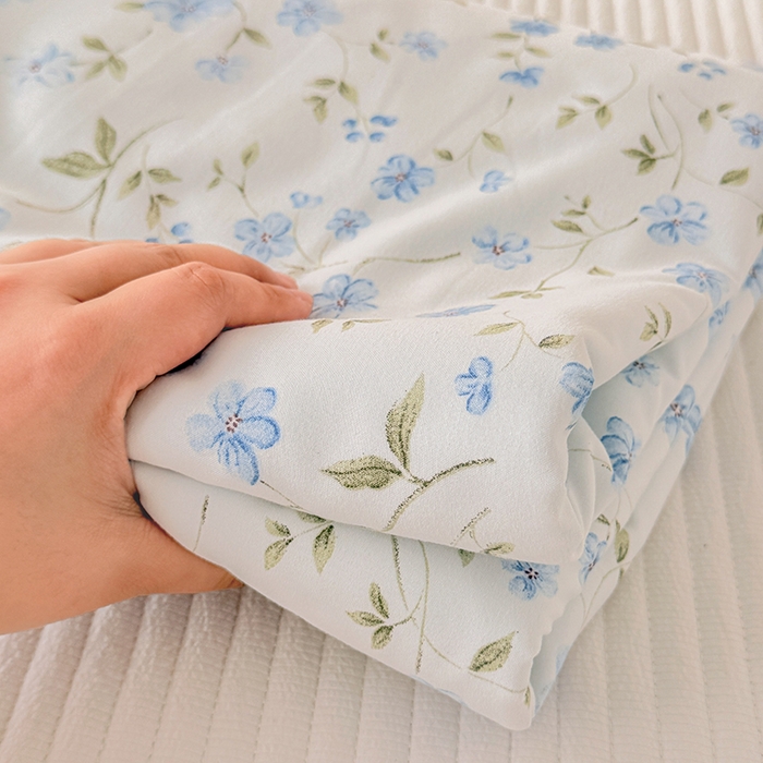 91家纺网 家纺一手货源 找家纺 家贝爱 2026新款云感棉单被套被套单件 小兰花