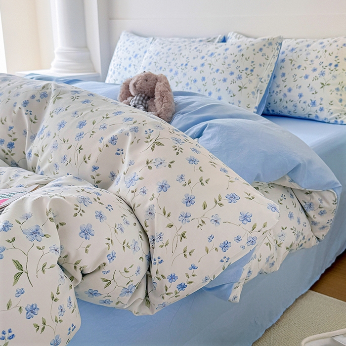 91家纺网 家纺一手货源 找家纺 家贝爱 2026新款云感棉单被套被套单件 小兰花