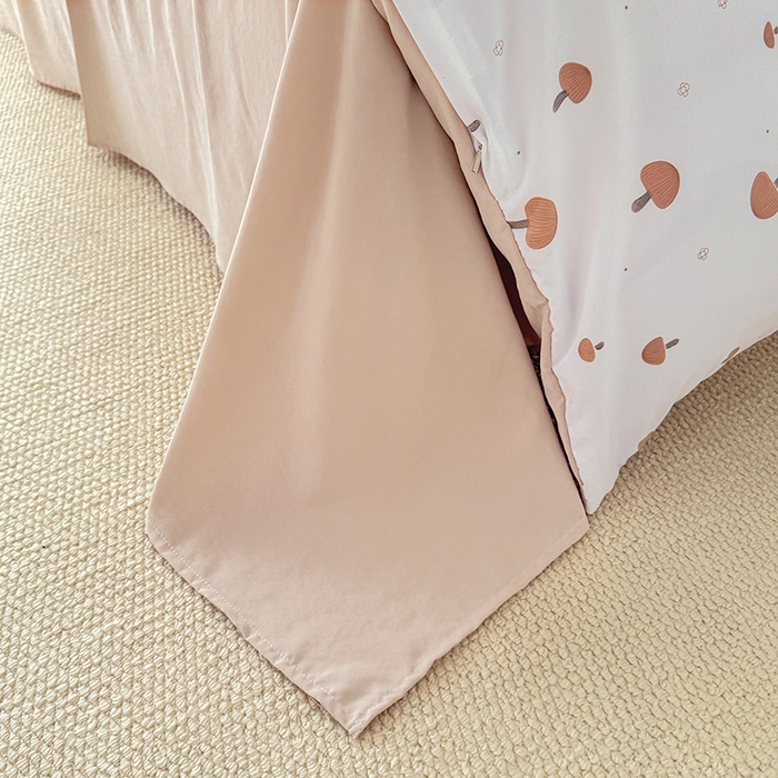 91家纺网 家纺一手货源 找家纺 家贝爱 2026新款云感棉单被套被套单件 白蘑菇园