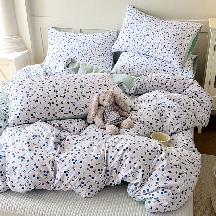 91家纺网 家纺一手货源 找家纺 家贝爱 2026新款云感棉单被套被套单件 淡墨花影