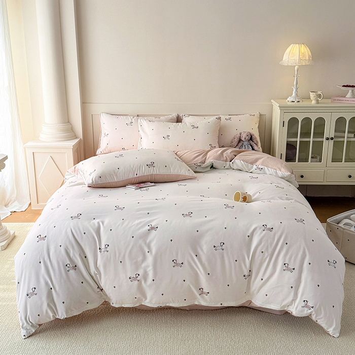 91家纺网 家纺一手货源 找家纺 家贝爱 2026新款云感棉单被套被套单件 小马哒哒