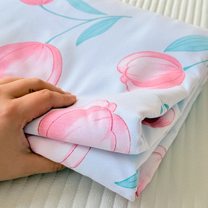 91家纺网 家纺一手货源 找家纺 家贝爱 2026新款云感棉单被套被套单件 郁郁花香