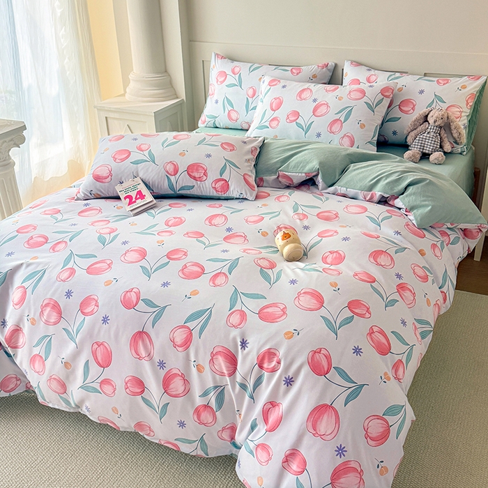 91家纺网 家纺一手货源 找家纺 家贝爱 2026新款云感棉单被套被套单件 郁郁花香