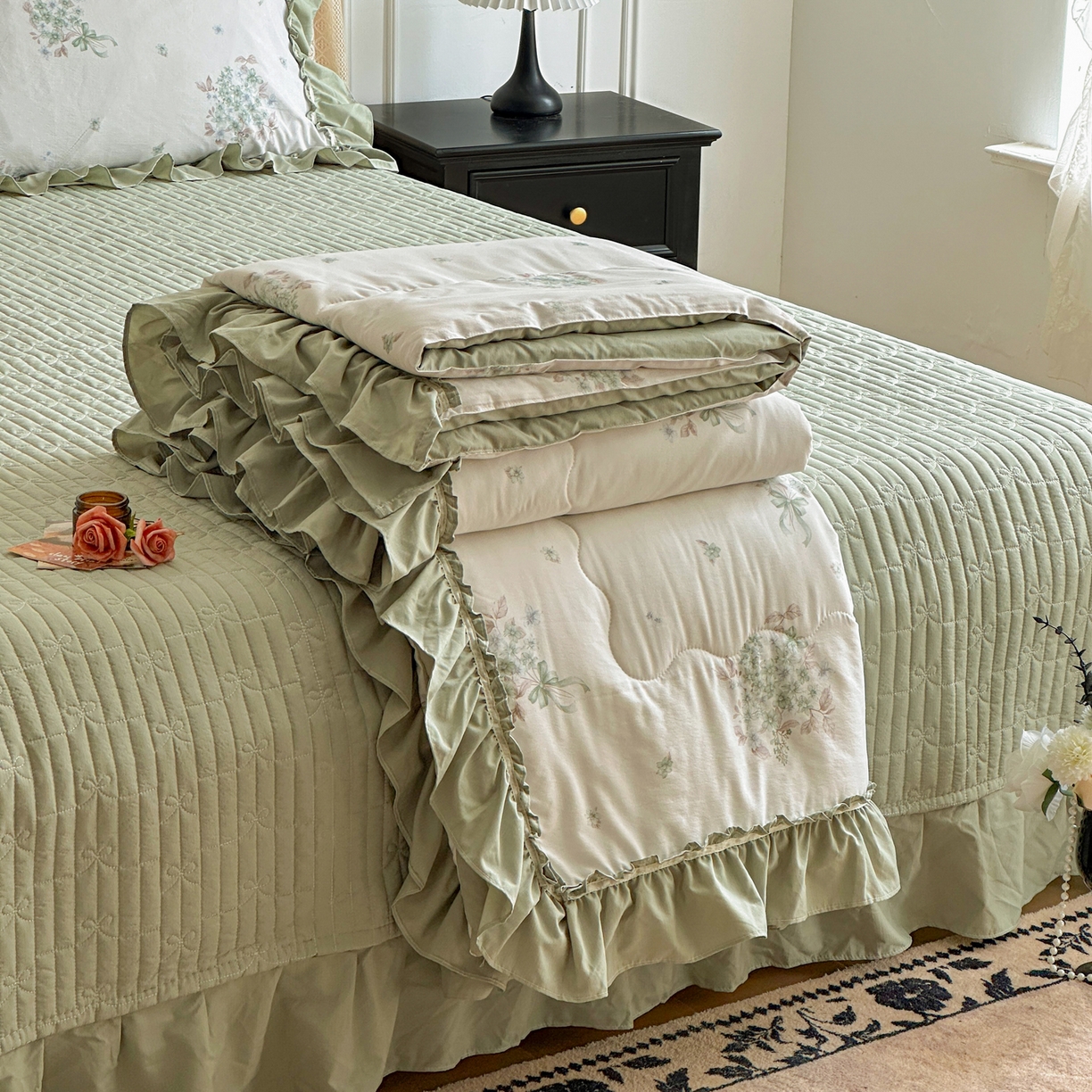 91家纺网 家纺一手货源 找家纺 （总）星光耀 2026新款A类凉感天丝棉夏被床盖四件套