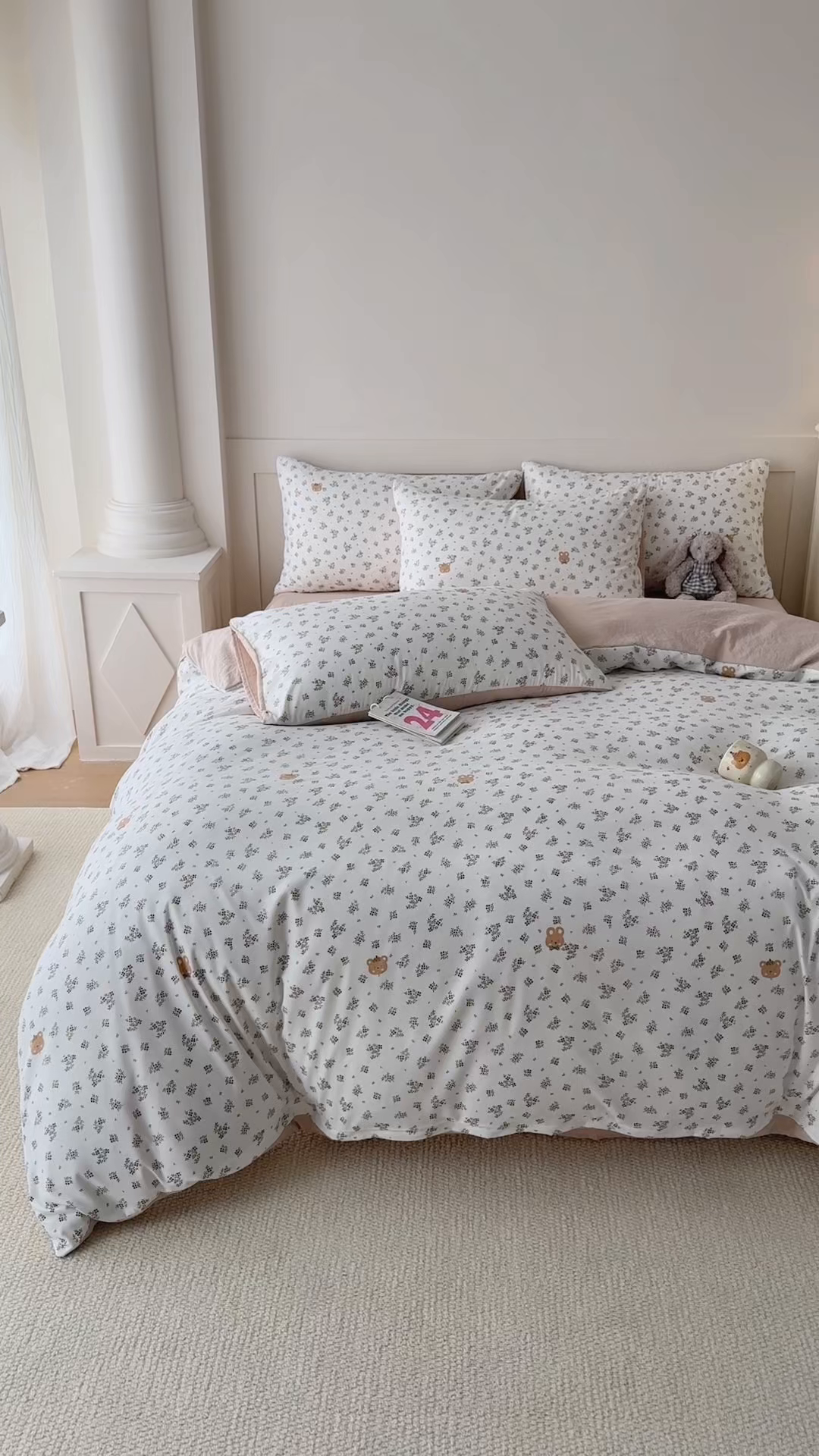 91家纺网 家纺一手货源 找家纺 家贝爱 2026新款云感棉单被套被套单件 花漾童梦