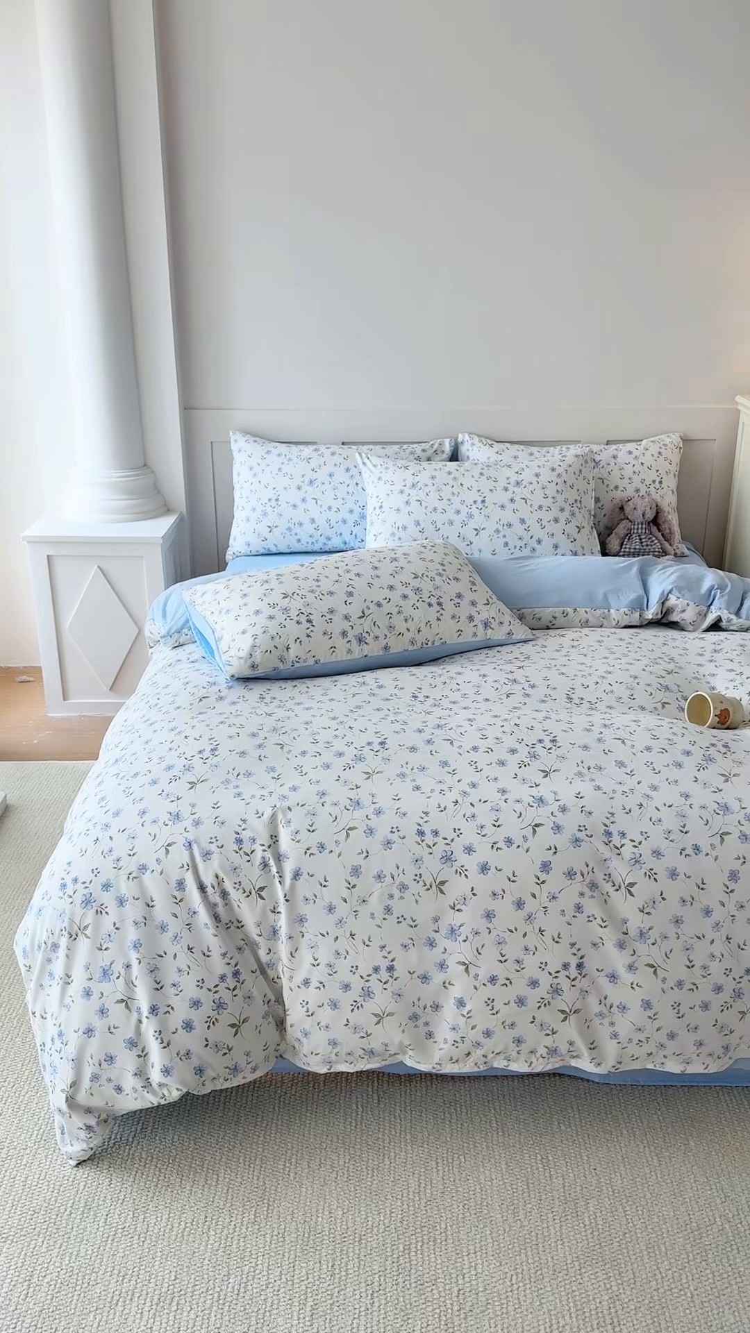 91家纺网 家纺一手货源 找家纺 家贝爱 2026新款云感棉单被套被套单件 小兰花