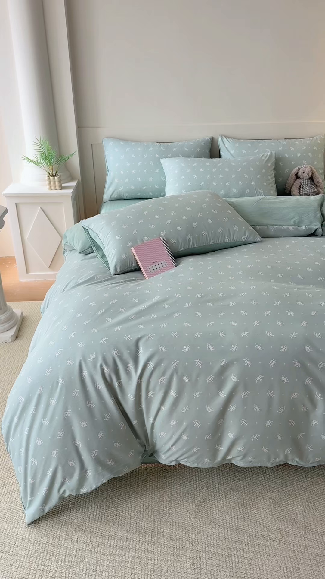 91家纺网 家纺一手货源 找家纺 家贝爱 2026新款云感棉单被套被套单件 小皇冠