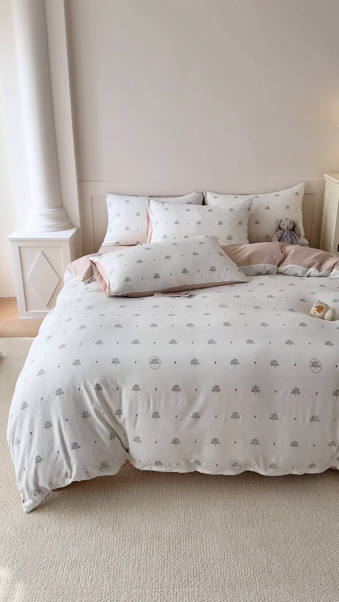 91家纺网 家纺一手货源 找家纺 家贝爱 2026新款云感棉单被套被套单件 相思树