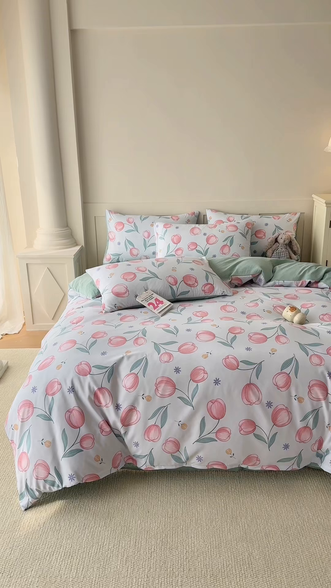 91家纺网 家纺一手货源 找家纺 家贝爱 2026新款云感棉单被套被套单件 郁郁花香