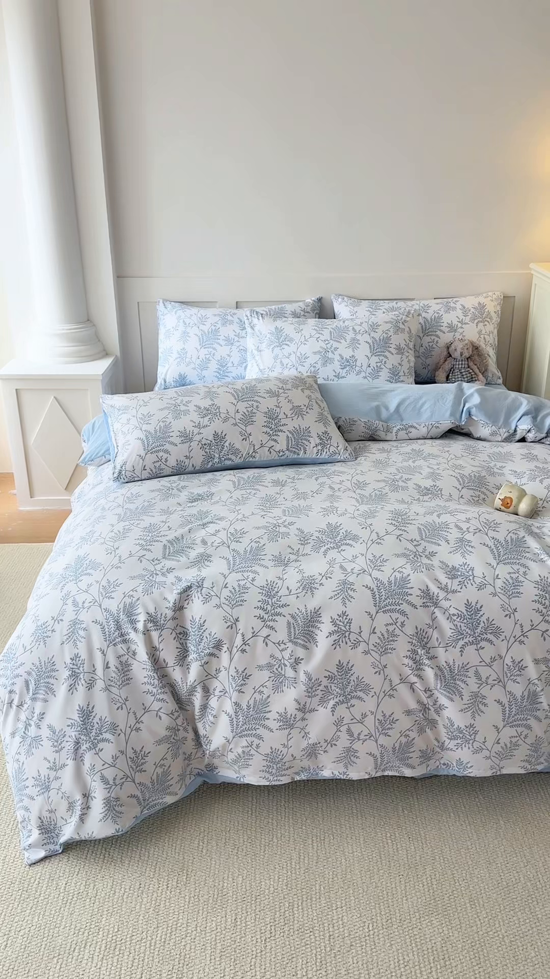 91家纺网 家纺一手货源 找家纺 家贝爱 2026新款云感棉单被套被套单件 叶繁幽兰