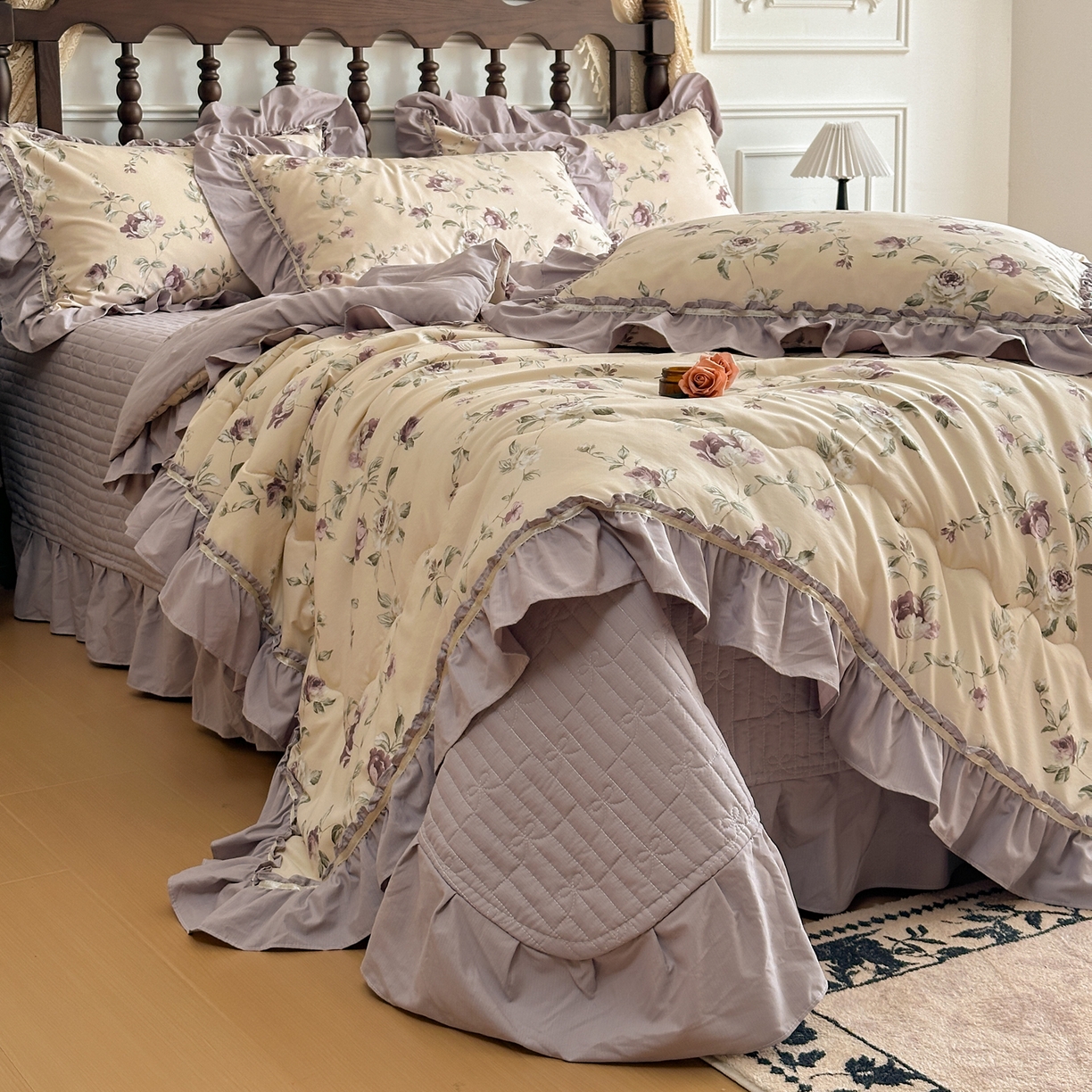 91家纺网 家纺一手货源 找家纺 （总）星光耀 2026新款A类凉感天丝棉夏被床盖四件套