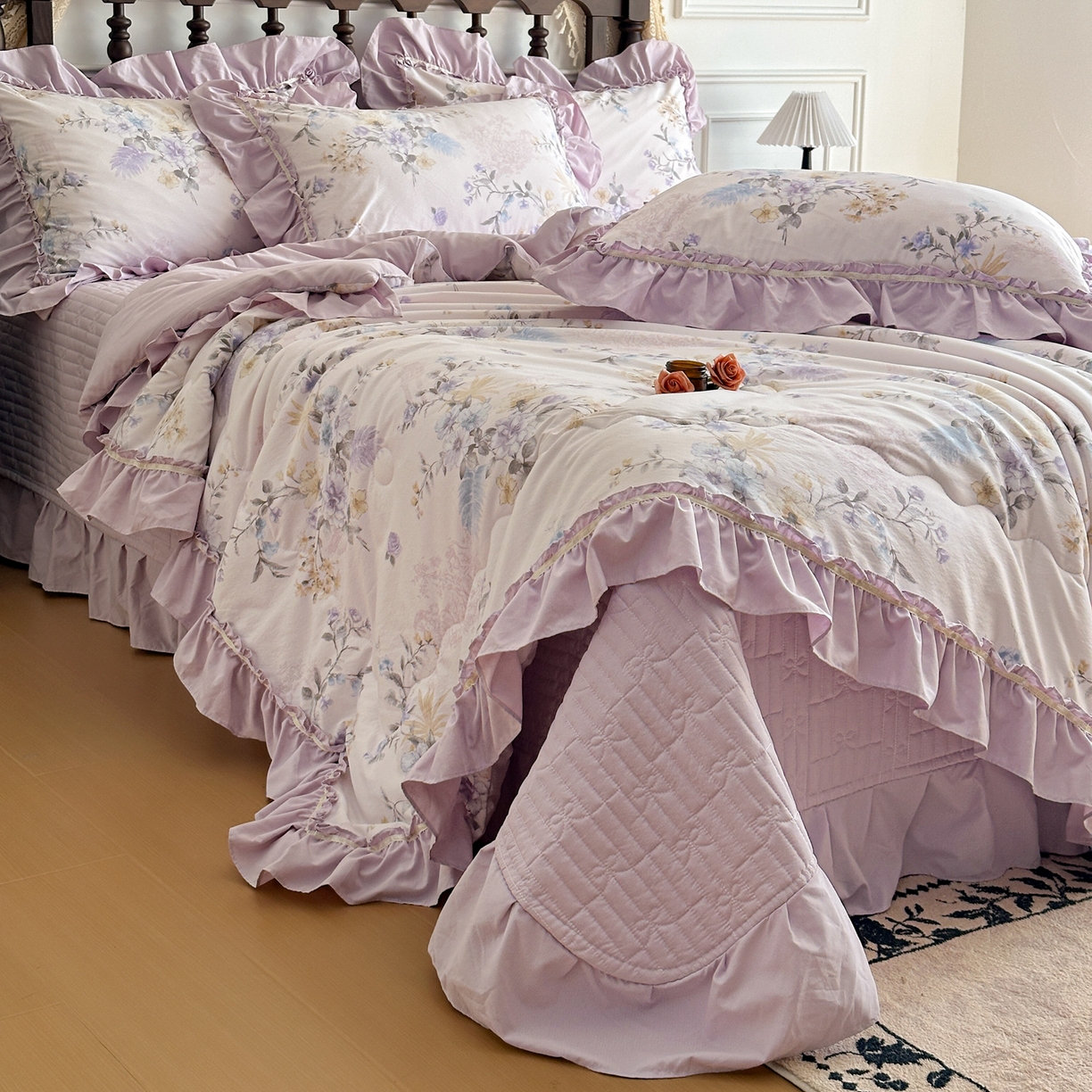 91家纺网 家纺一手货源 找家纺 （总）星光耀 2026新款A类凉感天丝棉夏被床盖四件套