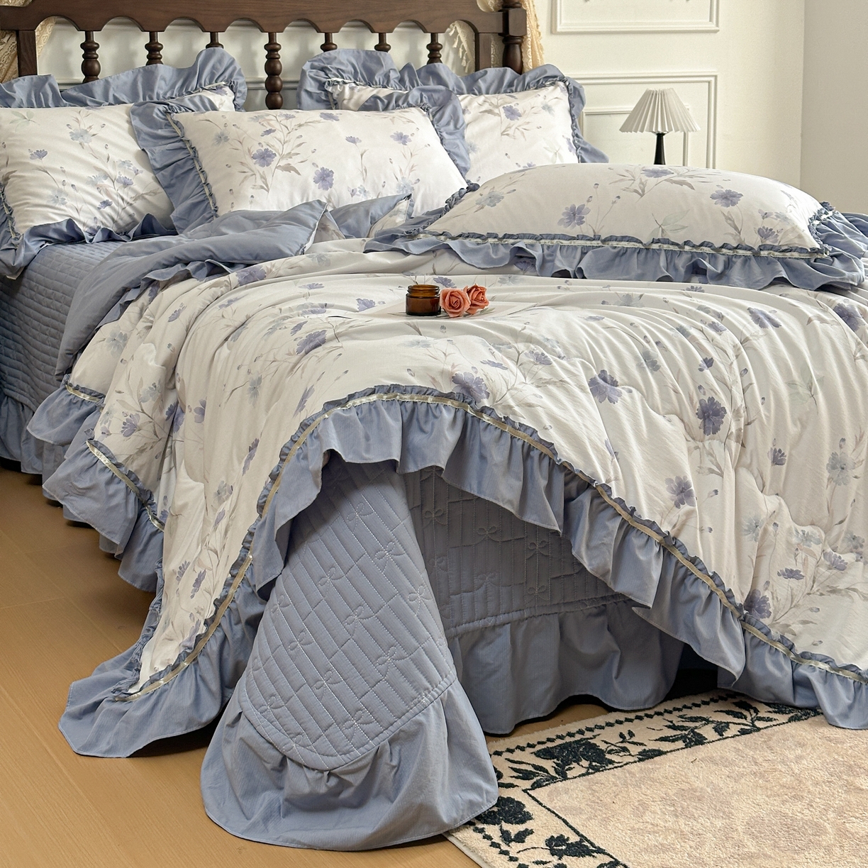 91家纺网 家纺一手货源 找家纺 （总）星光耀 2026新款A类凉感天丝棉夏被床盖四件套