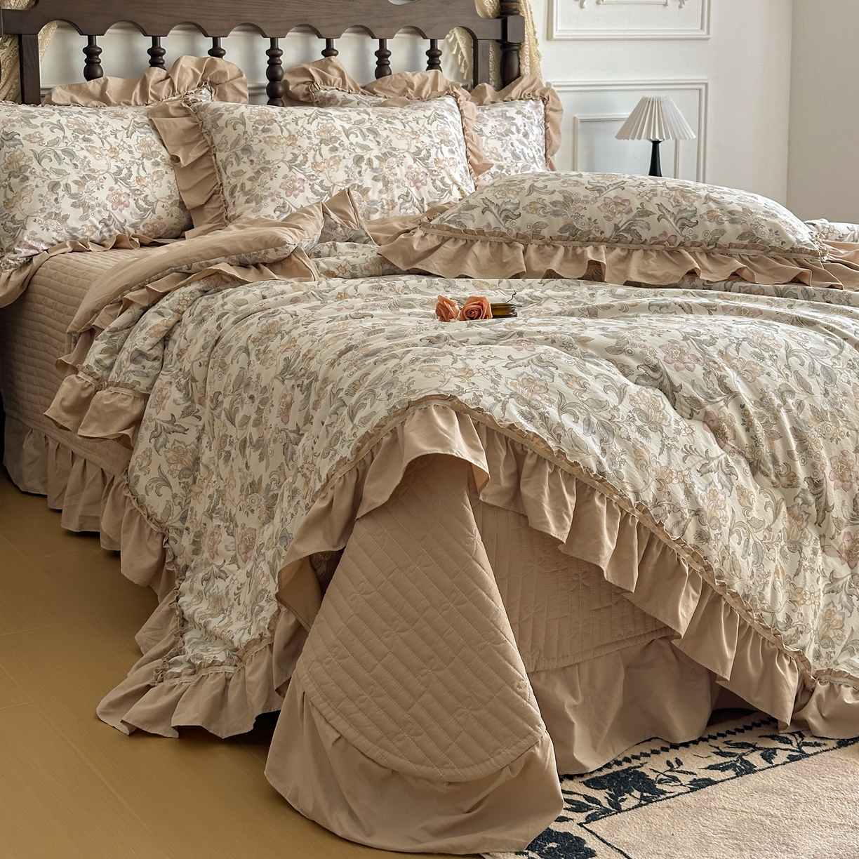 星光耀 2026新款A类凉感天丝棉夏被床盖四件套 凯西亚