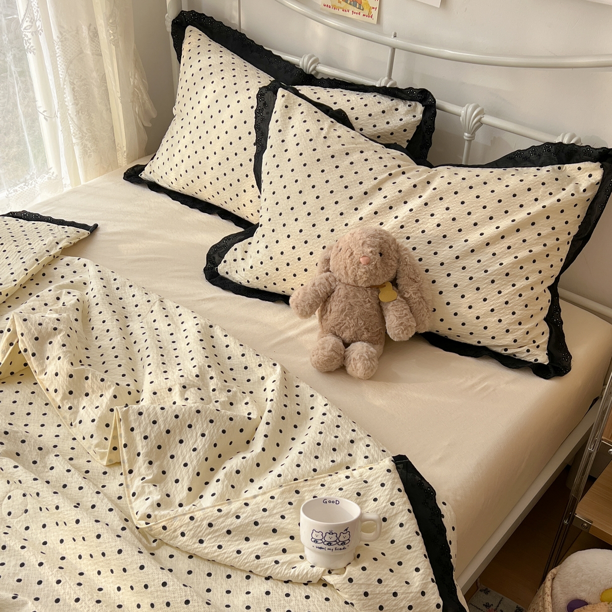 91家纺网 家纺一手货源 找家纺 （总）欣宜家纺 2026新款A类全棉花边泡芙棉夏被夏凉被