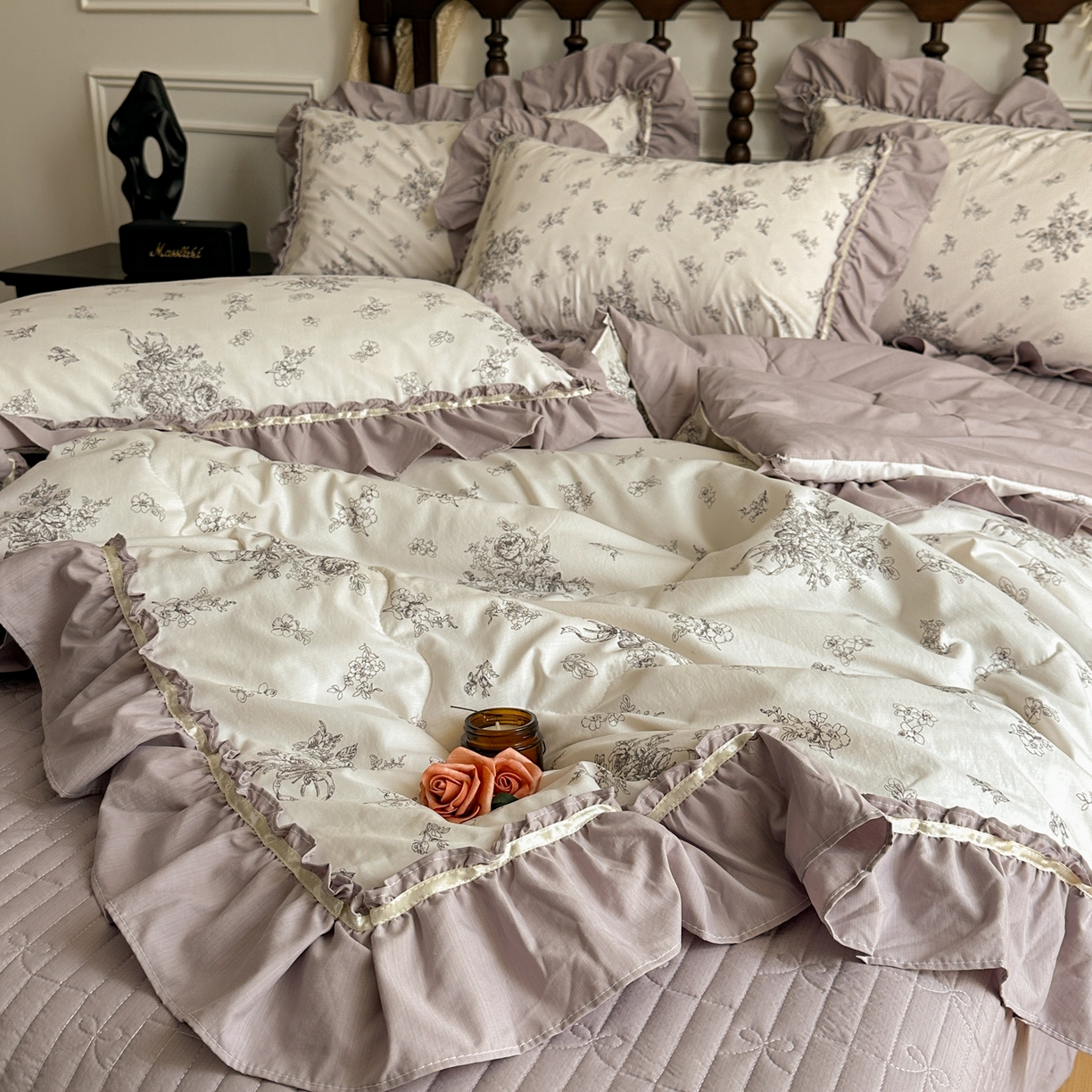 91家纺网 家纺一手货源 找家纺 星光耀 2026新款A类凉感天丝棉夏被床盖四件套 南阳假日