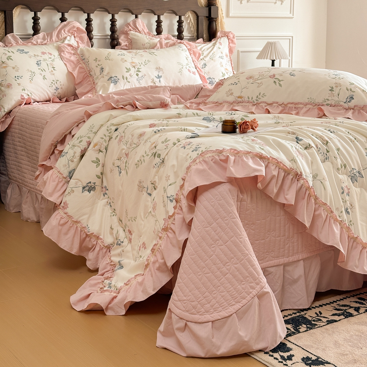 星光耀 2026新款A类凉感天丝棉夏被床盖四件套 未央