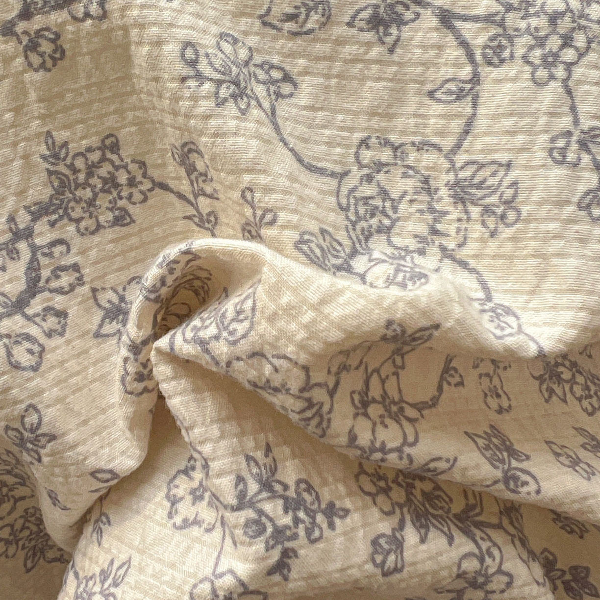 91家纺网 家纺一手货源 找家纺 欣宜家纺 2026新款A类全棉花边泡芙棉夏被夏凉被 清雅兰