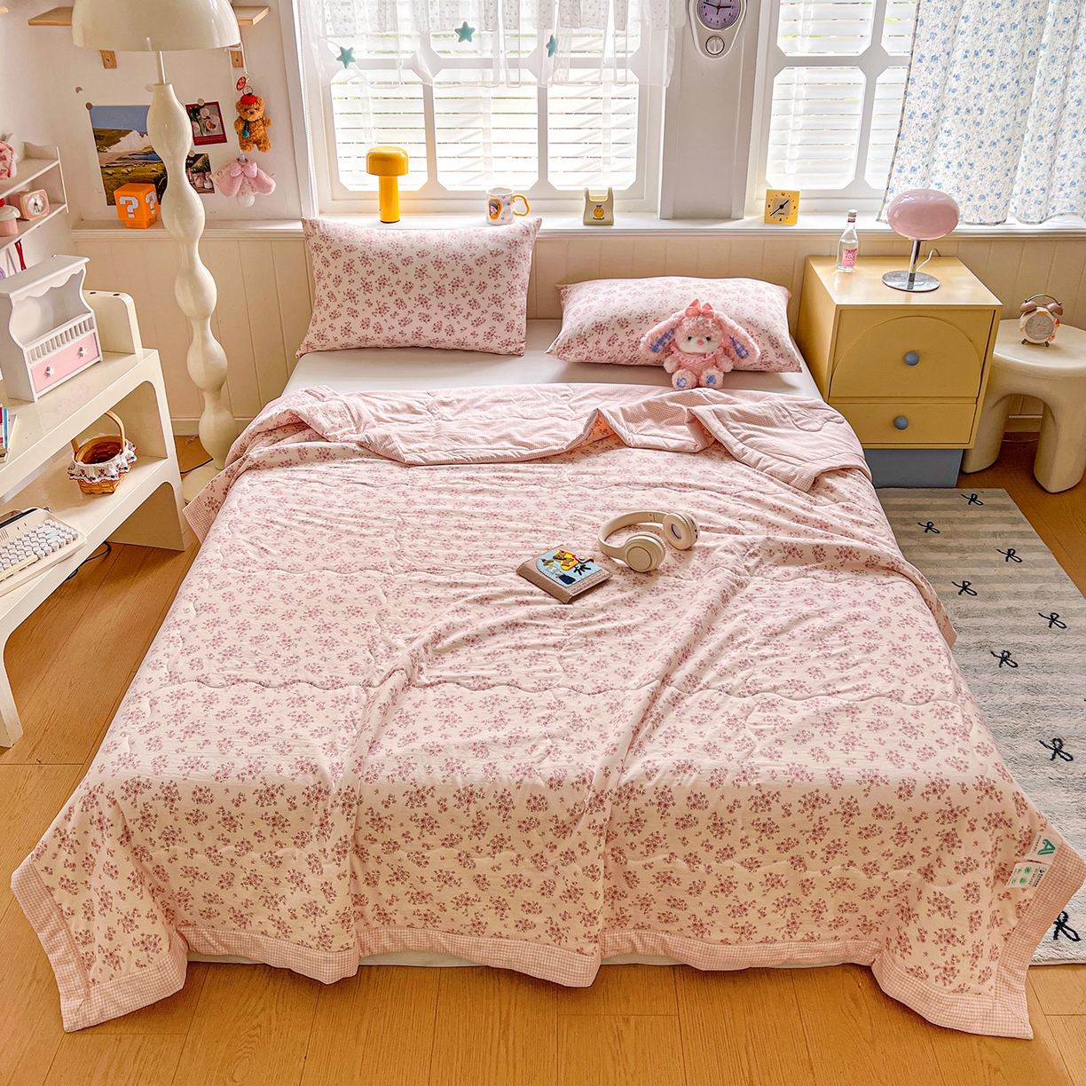 91家纺网 家纺一手货源 找家纺 （总）欣宜家纺 2026新款A类水洗棉棉花夏被夏凉被