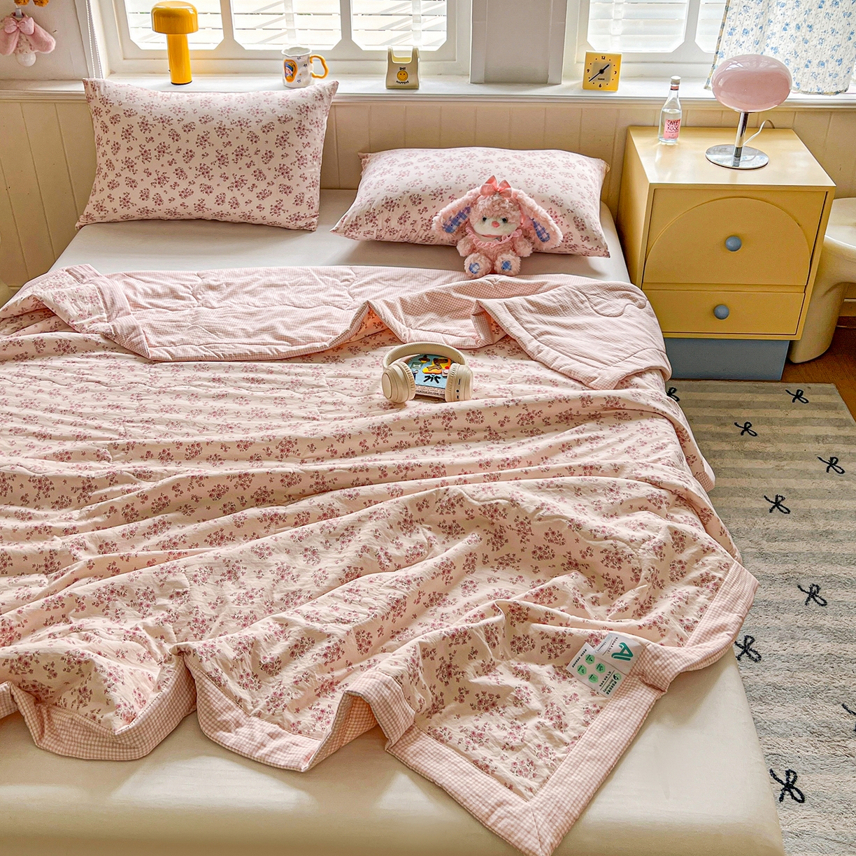 91家纺网 家纺一手货源 找家纺 （总）欣宜家纺 2026新款A类水洗棉棉花夏被夏凉被