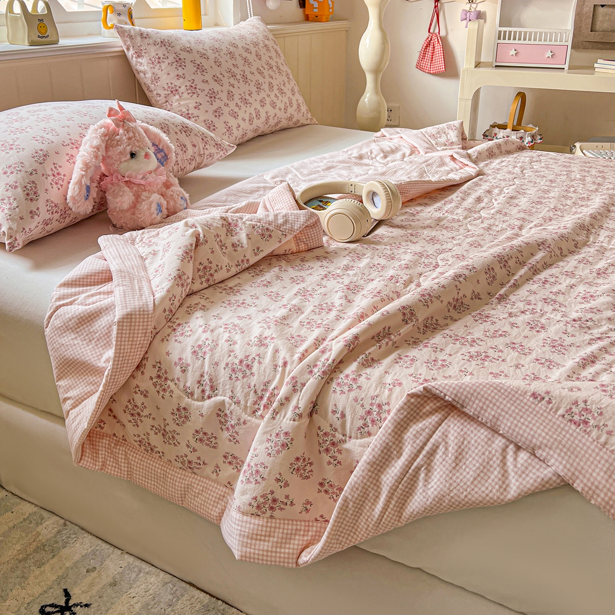 91家纺网 家纺一手货源 找家纺 （总）欣宜家纺 2026新款A类水洗棉棉花夏被夏凉被