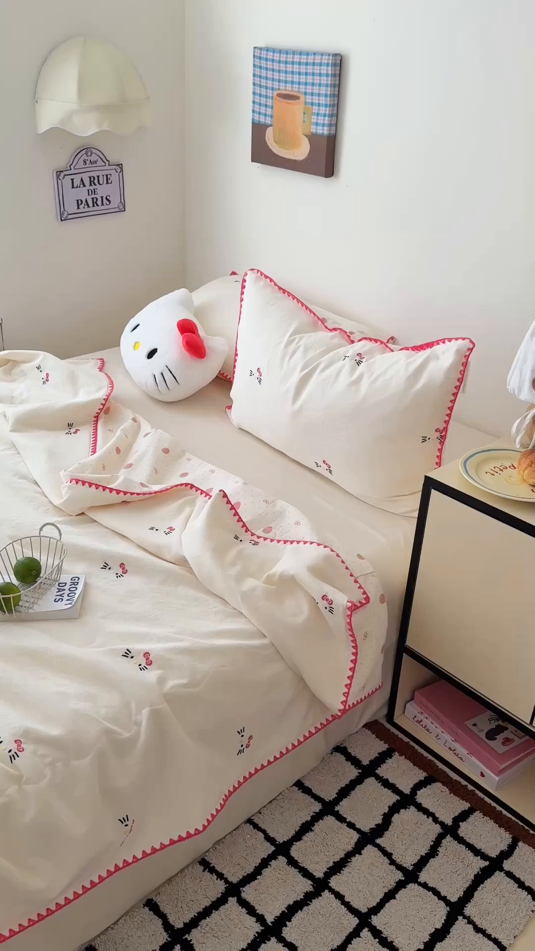 91家纺网 家纺一手货源 找家纺 顾里家纺 2026新款韩风刺绣云朵棉夏被夏凉被空调被 甜心萌物