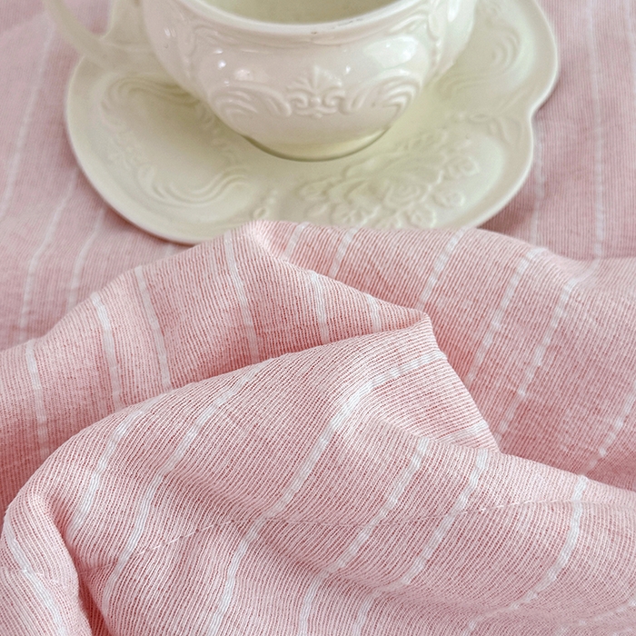 91家纺网 家纺一手货源 找家纺 家贝爱 2026新款色织提花新疆棉棉花夏被夏凉被空调被 流光粉