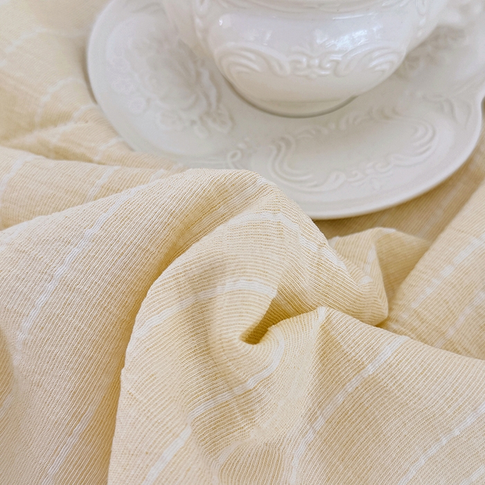 91家纺网 家纺一手货源 找家纺 家贝爱 2026新款色织提花新疆棉棉花夏被夏凉被空调被 流光黄