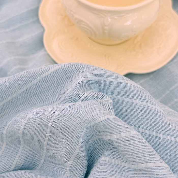 91家纺网 家纺一手货源 找家纺 家贝爱 2026新款色织提花新疆棉棉花夏被夏凉被空调被 流光蓝