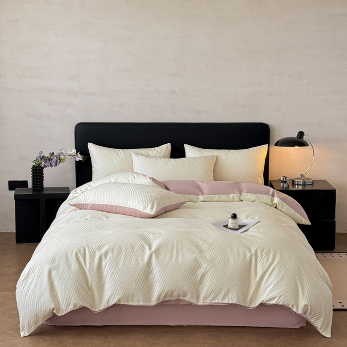 91家纺网 家纺一手货源 找家纺 （总）雅萱家纺 2026新款60支提花全棉四件套