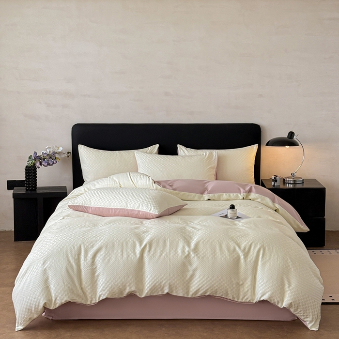 91家纺网 家纺一手货源 找家纺 （总）雅萱家纺 2026新款60支提花全棉四件套