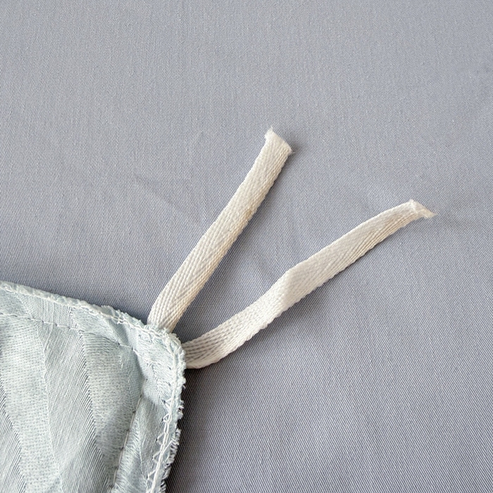 91家纺网 家纺一手货源 找家纺 雅萱家纺 2026新款60支提花全棉四件套 条纹-碧水